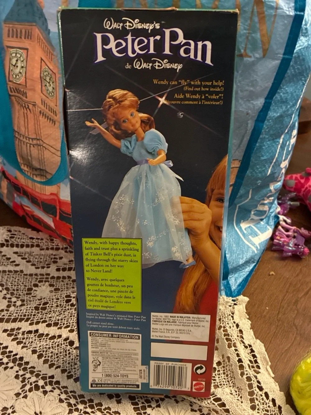 Disney Wendy Flying Doll in Mint Green Dress